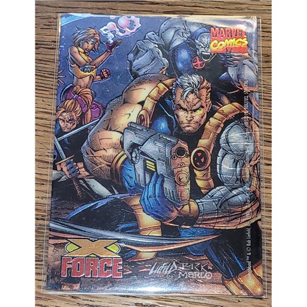 Wizard Marvel Image double sided  Promo card Number 6 - XForce Youngblood