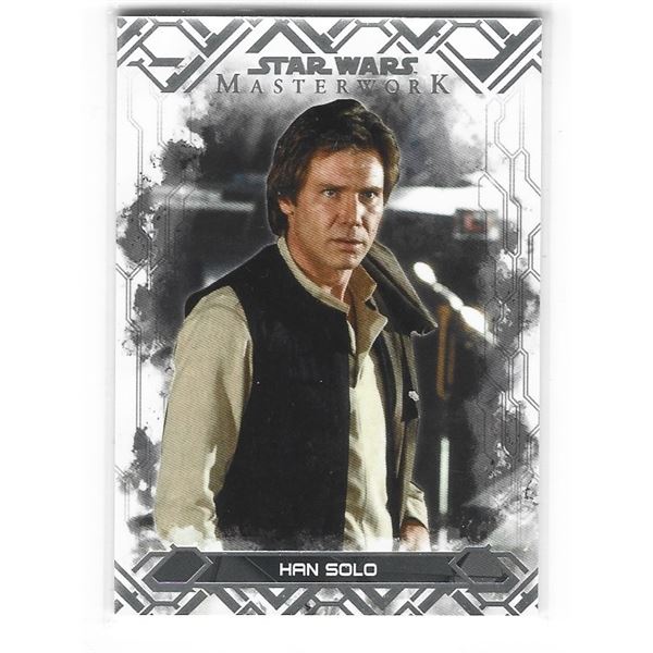 2017 Star Wars Masterwork card #41 Han Solo