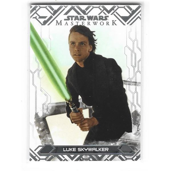 2017 Star Wars Masterwork card #40 Luke Skywalker