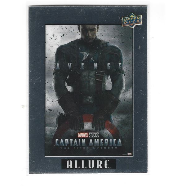 2022 Marvel Allure Movie Posters card MP-4 Captain America The First Avenger