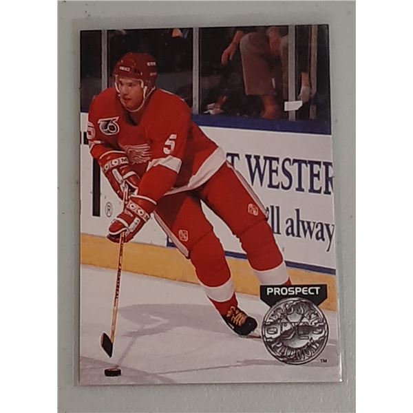 Nicklas Lidstrom 1991-92 Pro Set Platinum Rookie card #253