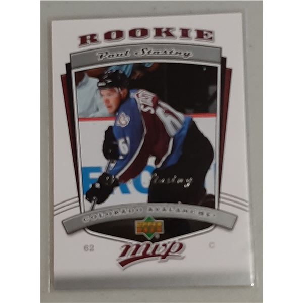 Paul Stastny 2006-07 Upper Deck MVP Rookie card #302