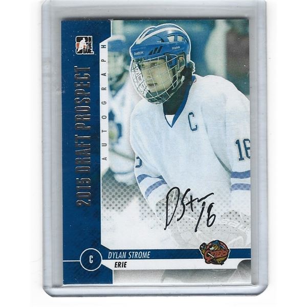 Dylan Strome 2013 ITG Draft Prospects Autograph card A-DS Silver Version