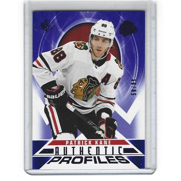 Patrick Kane 20-21 SP Hockey Authentic Profiles AP-16 Purple 