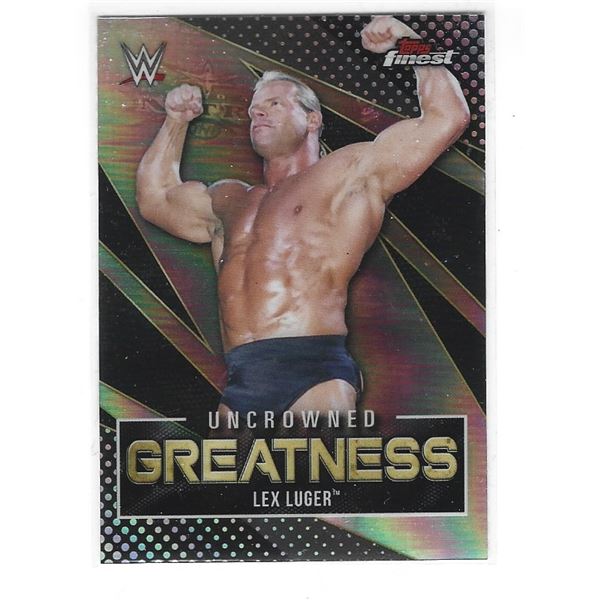 Lex Luger 2021 Topps Finest WWE Uncrowned Greatness card UG-9
