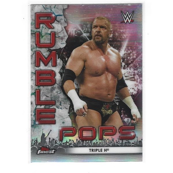 2021 Topps Finest WWE Rumble Pops card RP-4 Triple H