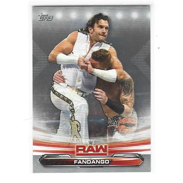 Fandango 2018 WWE card 30 Silver #d 01/25