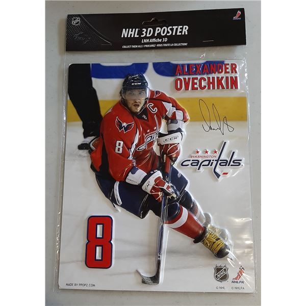Alexander Ovechkin NHL 3D Poster