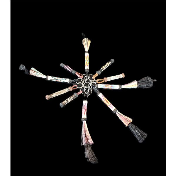 10 Deer Lodge Hitched Horsehair Watch Fobs