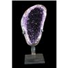 Image 1 : Purple Amethyst With Stand- 8" X 4.5"