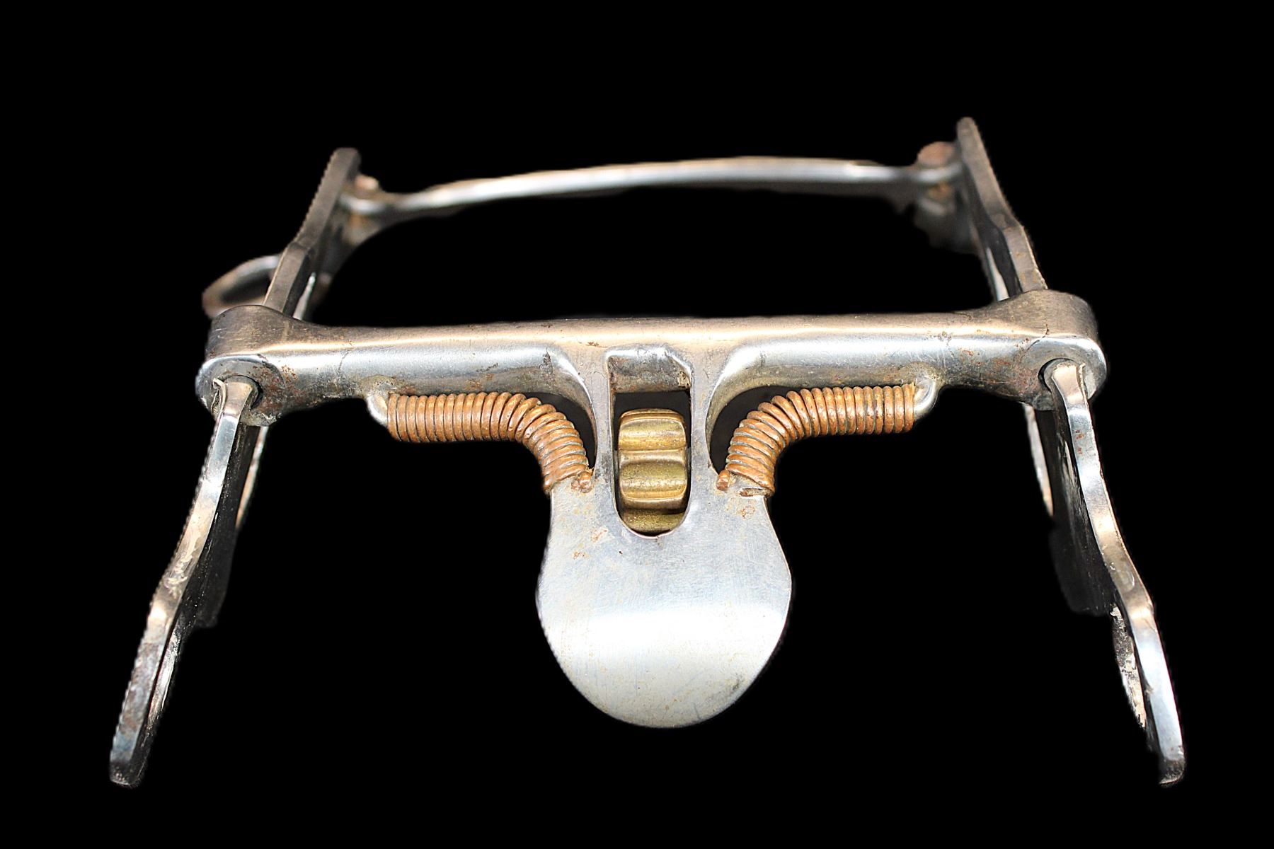 Unmarked Silver Overlaid Stainless Loose Jaw Bit- Santa Maria Cheek ...