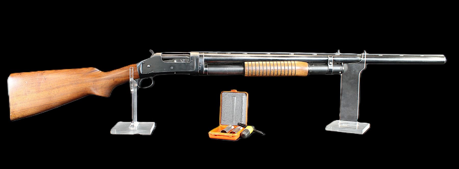 Winchester Model 97 Pump Action Shotgun- 12ga- Ventilated Ribbed Full ...