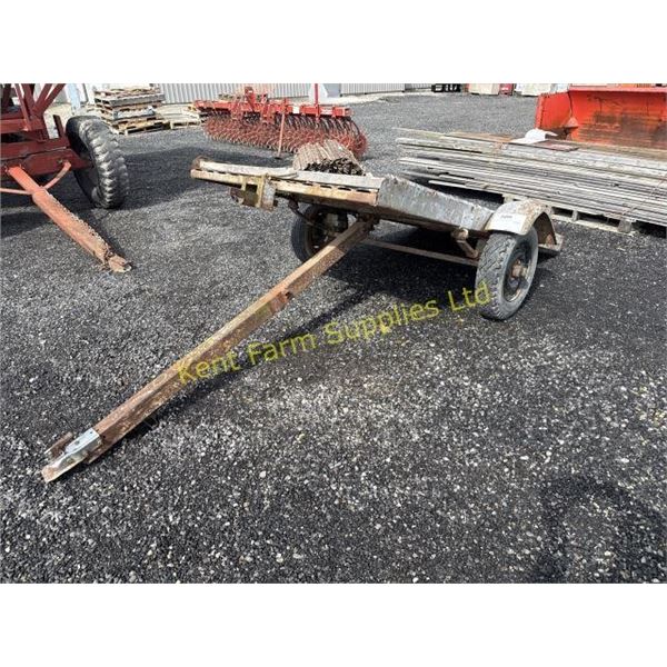 SINGLE SNOWMOBILE TRAILER WITH TILT