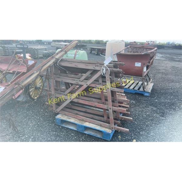 HARROWS WOODEN W/ DRAW BAR