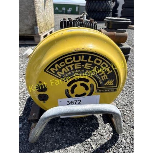 PORTABLE GENERATOR 1500 WATT
