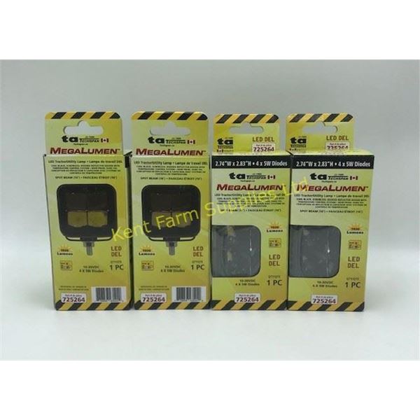 TECHSPAN LED TRACTOR/UTILITY LAMP SQUARE 1920LX