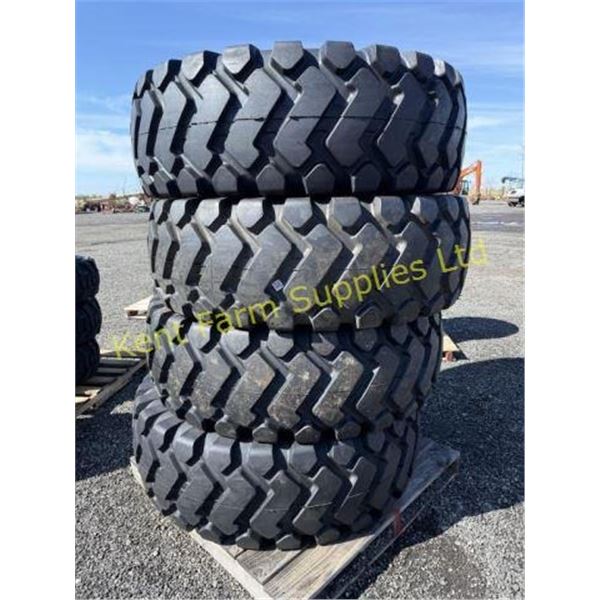 4 NEW  20.5-25 WHEEL LOADER TIRES