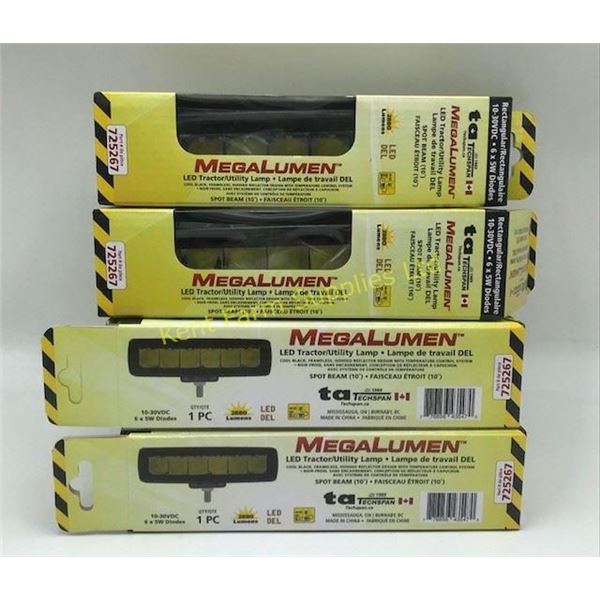 TECHSPAN LED TRACTOR/UTILITY LAMP RECTANGULAR