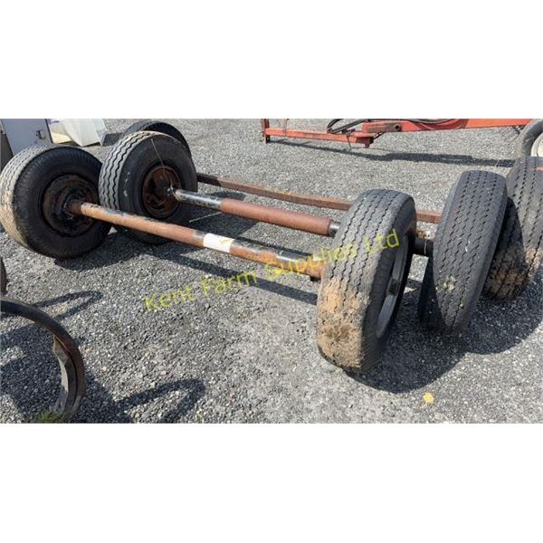 AXLES WITH 14 1/2  TIRES