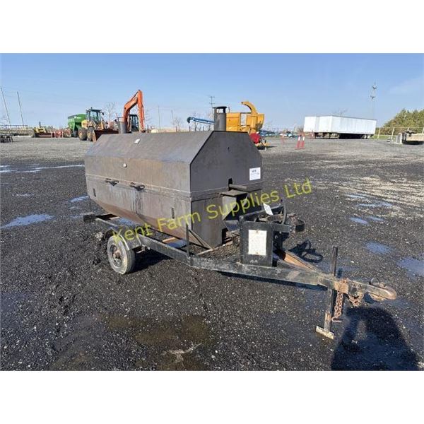 COOKER ON WHEELS WITH PROPANE ATTACHMENT