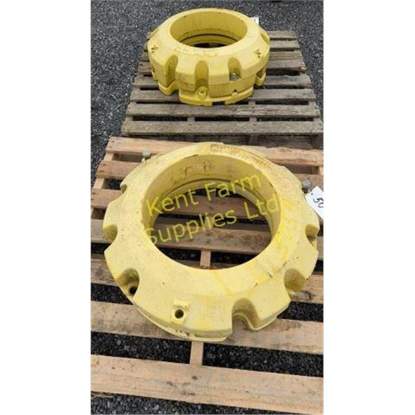 JOHN DEERE  WHEEL WEIGHTS 205 KG & 72 KG