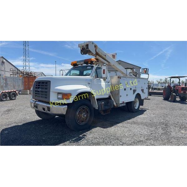 1995 FORD F SERIES BOOM TRUCK