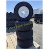 Image 3 : SET OF 4 NEW GOLF CART TIRES WITH RIMS