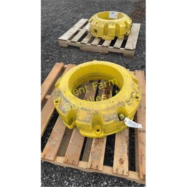 JOHN DEERE WHEEL WEIGHTS 205 KG & 72 KG