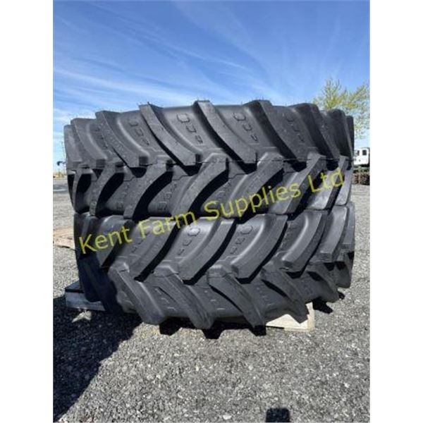 2 NEW 460/85 R38 RADIAL TRACTOR TIRES