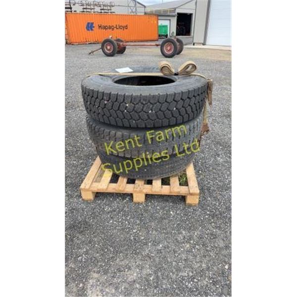 2 X 12R 22.5 & 1 x 11R  22.5