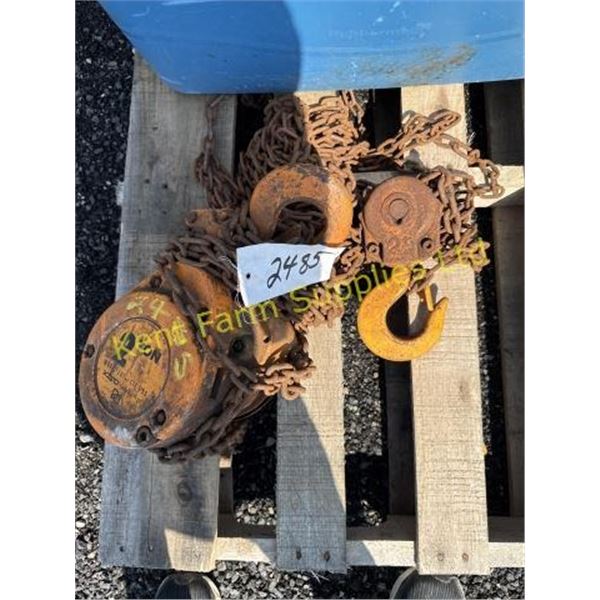KITO 2 TON CHAIN FALL