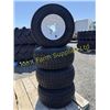 Image 3 : SET OF 4 NEW GOLF CART TIRES WITH RIMS