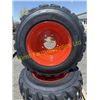 Image 2 : 4 NEW 10X16.5 SKID STEER TIRES AND RIMS