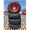 Image 1 : 4 new 10x16.5 SKID STEER TIRES AND RIMS