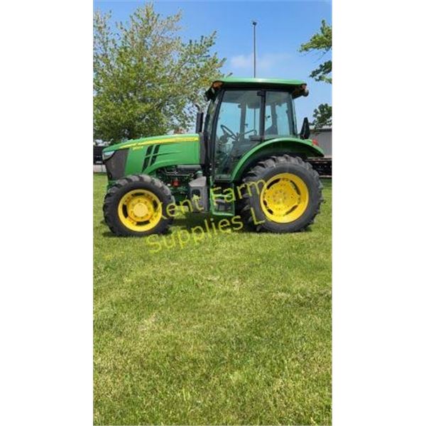 2019 JOHN DEERE 5100E W/CAB 4WD TRACTOR