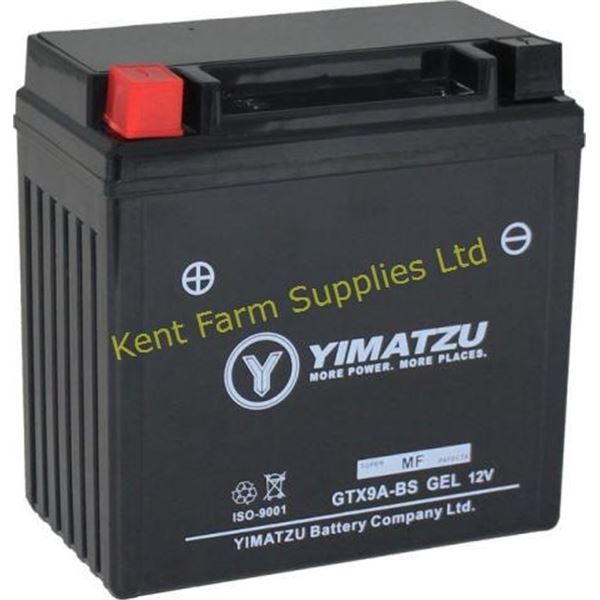 NEW BATTERY-GTX9A-FA 12N9-4b-1 YIMATZU PRE-FILLED