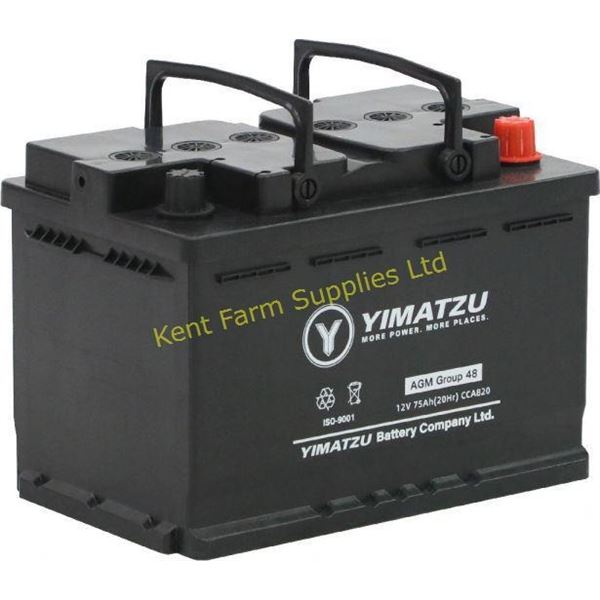 NEW BATTERY-GROUP 48/H6/L3 **AGM**AUTOMOTIVE 12V