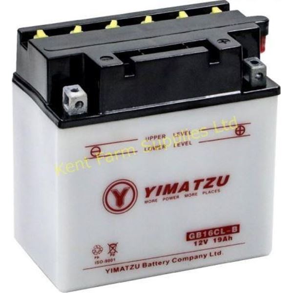 NEW BATTERY-GB16CL-B/YB16CL-B YIMATZU FLOODED
