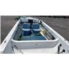 Image 11 : VINTAGE FIBERGLASS BOAT & TRAILER 16'