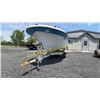 Image 9 : VINTAGE FIBERGLASS BOAT & TRAILER 16'