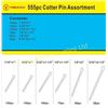 Image 1 : COTTER PIN KIT ASSORTMENT (555PCS)