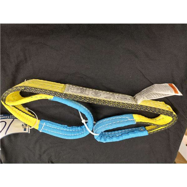 ÉLINGUE TYPE 3 3' X 2" POLY, CAPACITÉ MAXIMALE 12,400 LB