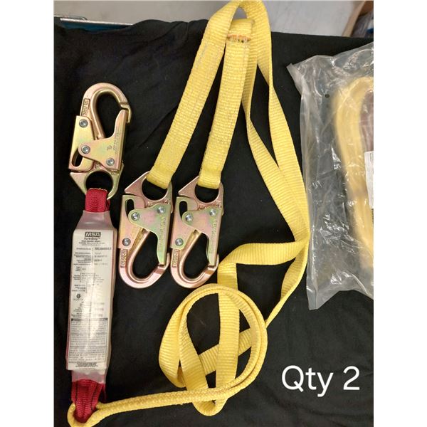 LONGE ANTICHUTE AVEC ABSORBEUR D’ÉNERGIE MSA SURE-STOP SWL40400206LS 6' NYLON, CLASSE