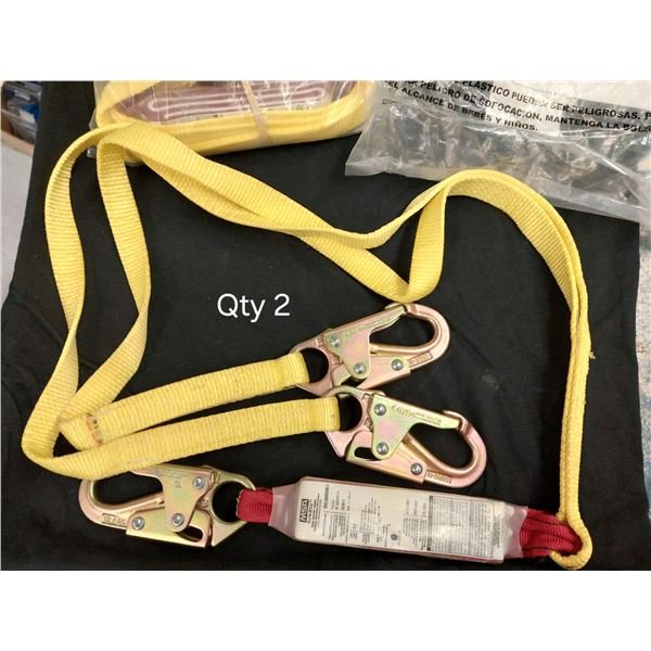 LONGE ANTICHUTE AVEC ABSORBEUR D’ÉNERGIE MSA SURE-STOP SWL40400206LS 6' NYLON, CLASSE