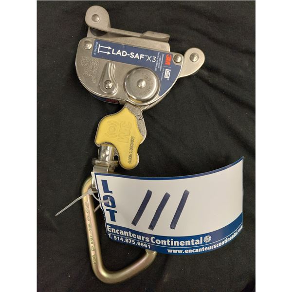 ANTICHUTE MOBILE 3M LAD-SAF X3 POUR CÂBLE D’ACIER 3/8"