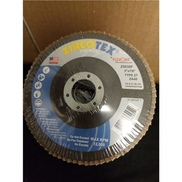 BOITE DE 10 DISQUE À SABLE Z5090F 5" X 7/8"