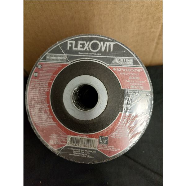 BOITE DE 28 DISQUE À SABLE FLEXOVIT 4-1/2" X 1/8" X 7/8"