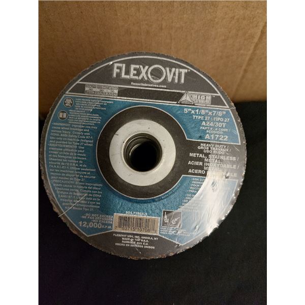 BOITE DE 25 DISQUE À SABLE 5" X 1/8" X 7/8"