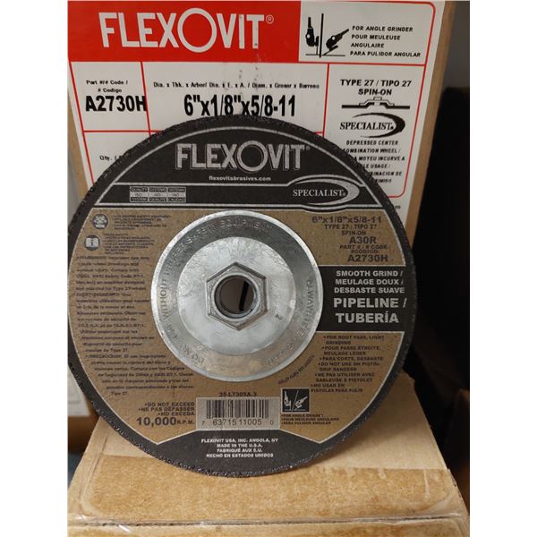 BOITE DE 10 DISQUE POUR MEULE 6" X 1/4" X 7/8"