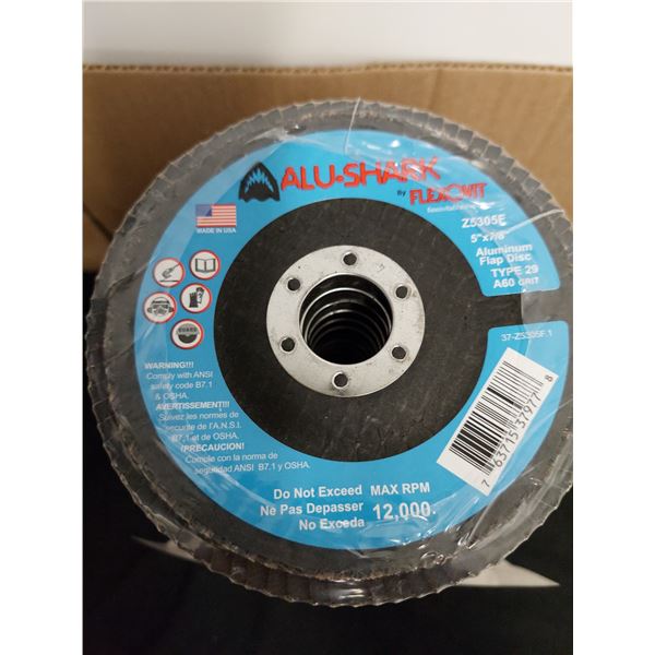 DISQUE À LAMELLES FLEXOVIT 5" X 7/8" GRAINS A60